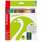 Stabilo Ritpenna Green Colors Multi 24-pack