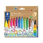 Noris Jumbo Fiberpenna, 3mm, 12-pack, Staedtler