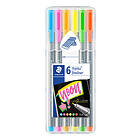 Staedtler Triplus Fineliner 6-pack i -box 03 mm fiberspets Neon