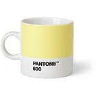 Pantone Espresso Cup. Light Yellow 600