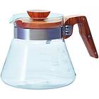 Hario Coffee Server Olive Wood kaffekanna storlek 02. 600ml