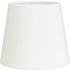 PRhome Mia Lampskärm Sammet 20 cm Vit