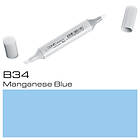 Copic Sketch B34 Mangan. Blue