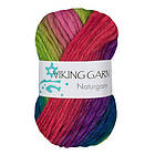 Viking Garn Natur 50g grön/rosa 638