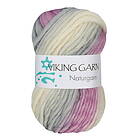 Viking Garn Natur 50g rosa/grå 677