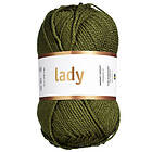 Järbo Garn Lady 50g olivgrön – 44235 Olive