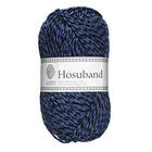 Istex Garn Hosuband 100g blå/svart – Blue-black 0226