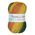 Viking Garn Natur 50g gul/grön 634