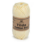 Svarta Fåret Garn Tilda Cotton Eco 25g ljusgul – Light sunshine 232