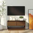 vidaXL TV-taso honungsbrun 74x34x40 cm massiv furu 813842