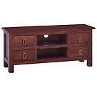 vidaXL TV-bænk klassisk brun 100x30x45 cm massiv mahogny 288301