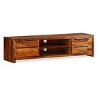 vidaXL TV-bänk 120x30x30 cm massivt sheeshamträ 243945
