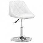 vidaXL Barstol vit konstläder 3088655