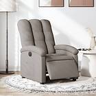 vidaXL Elektrisk reclinerfåtölj taupe tyg 3204076