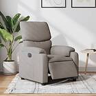vidaXL Elektrisk reclinerfåtölj taupe tyg 3204808