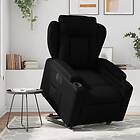 vidaXL Reclinerfåtölj med uppresningshjälp svart konstläder 3204558