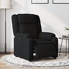 vidaXL Elektrisk reclinerfåtölj svart tyg 3205180