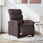 vidaXL Elektrisk reclinerfåtölj mörkbrun tyg 3203959