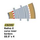 Scalextric 1:32 Rad 2 Inner borders & barrier