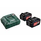 Metabo BASIS-SET (2x18V 5.2ah batterier Snabbladdare)