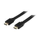 Deltaco HDMI-1030F HDMI-kabel med Ethernet 3 m