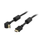 Deltaco HDMI-1015V HDMI-kabel med Ethernet 1,5 m