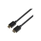 Deltaco ULTRA High Speed HDMI-kabel, 48Gbps, 1m, svart