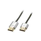 Lindy 41676 HDMI-kabel 4,5 m HDMI Type A (Standard) Sort, Guld, Sølv