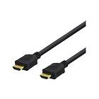 Deltaco HDMI-1015D HDMI-kabel med Ethernet 1,5 m