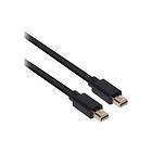 Club 3D DisplayPort-kabel Mini DisplayPort till Mini DisplayPort 2 m