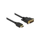 DeLock adapterkabel HDMI DVI 50 cm