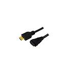 LogiLink High Speed med Ethernet HDMI-kabel med Ethernet 1 m