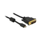 DeLock adapterkabel HDMI DVI 2 m