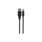 Deltaco USB-kabel USB till USB typ B 1 m