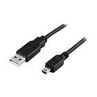 Deltaco USB-26S USB-kabel USB till mini-USB typ B 2 m