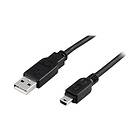 Deltaco USB-27S USB-kabel USB till mini-USB typ B 3 m