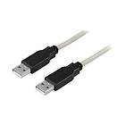 Deltaco USB-kabel USB till USB 5 m