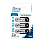 MediaRange USB Speichersticks, 16GB 16GB, 3er Pack (MR910-3)