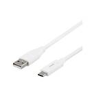 Deltaco USBC-1008M USB typ C-kabel USB-C till USB 50 cm