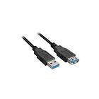 Sharkoon USB förlängningskabel USB Typ A till USB Typ A 2 m