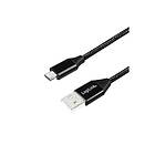 LogiLink CU0144 USB-kabel 1 m USB 2,0 USB A Micro-USB B Sort