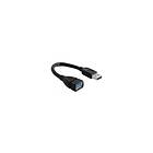DeLock USB förlängningskabel USB Typ A till USB Typ A 15 cm