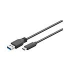 MicroConnect USB typ C-kabel USB-C till USB typ A 3 m