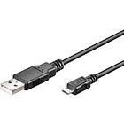 MicroConnect USB-kabel USB till mikro-USB typ B 5 m