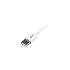 White StarTech.com 2m USB 2.0 Extension Cable Cord A to A USB Male to Female Cab