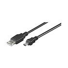 Goobay USB-kabel mini-USB typ B till USB 1,5 m