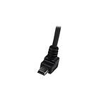 Black StarTech.com Down Angle Mini USB Cable 2m USB A to Mini USB B USB to Mini 
