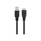 Goobay USB-kabel Micro-USB Typ B till USB Typ A 50 cm