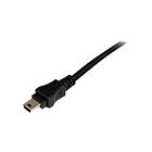 Black StarTech.com 6 ft USB Y Cable for External Hard Drive USB A to mini B USB cable USB (M) to mini-USB Type B (M) USB 2,0 6 ft USB2HABMY6