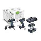 Festool TID 18 HPC 4.0 I-Set T18 Verktygspaket with batteri och laddare